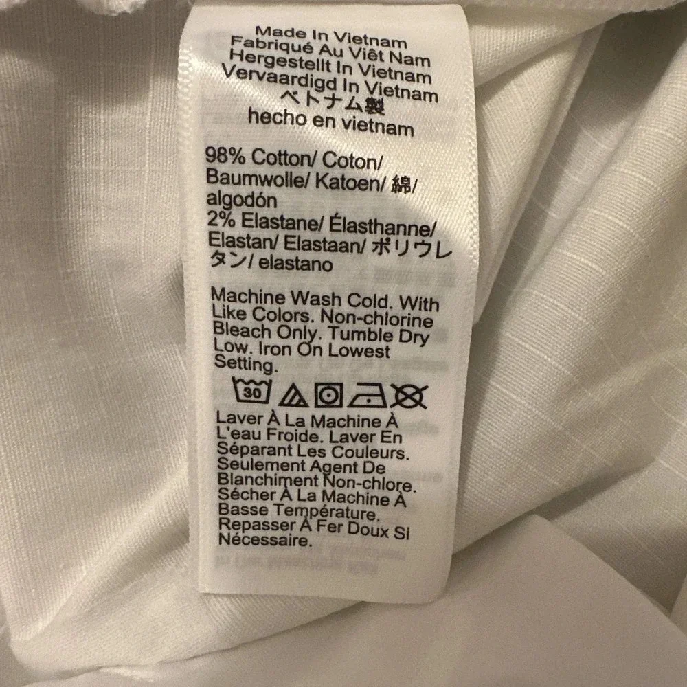 JCrew Maritime tapered pant in ripstop cotton